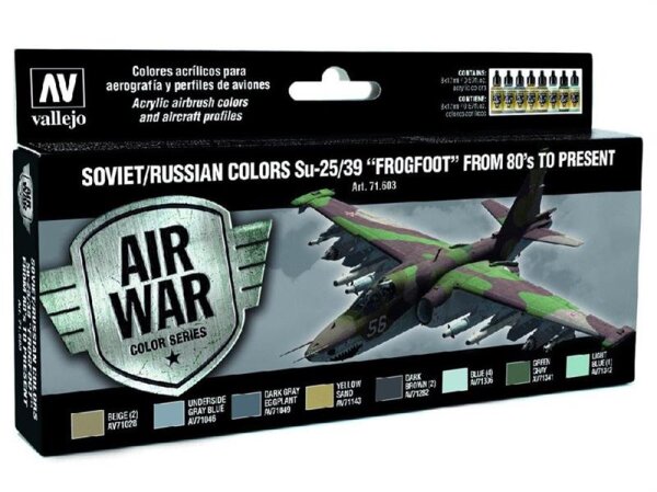 Soviet / Russian Colors Su-25/39 Frogfoot from 80´s to present