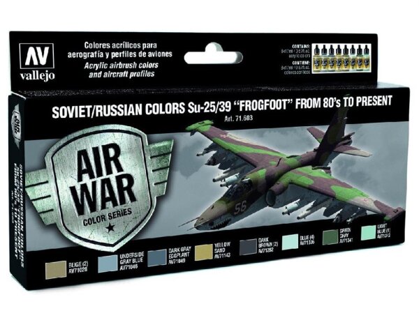 Soviet / Russian Colors Su-25/39 Frogfoot