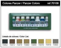 Model Color Set 8: Panzer Colours (8)