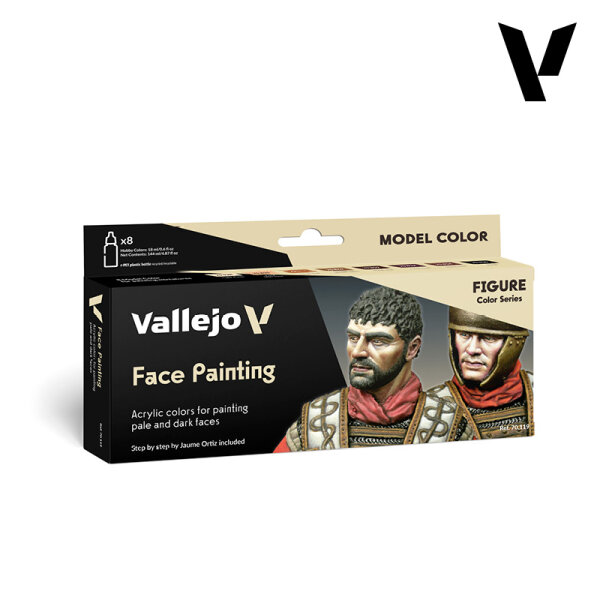 Model Color Set: Face Painting Set by Jaume Ortiz