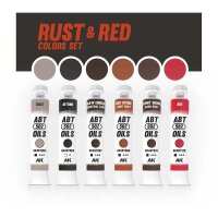 Rust and Red Colors Set - Ölfarben