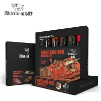 Rust and Red Colors Set - Ölfarben