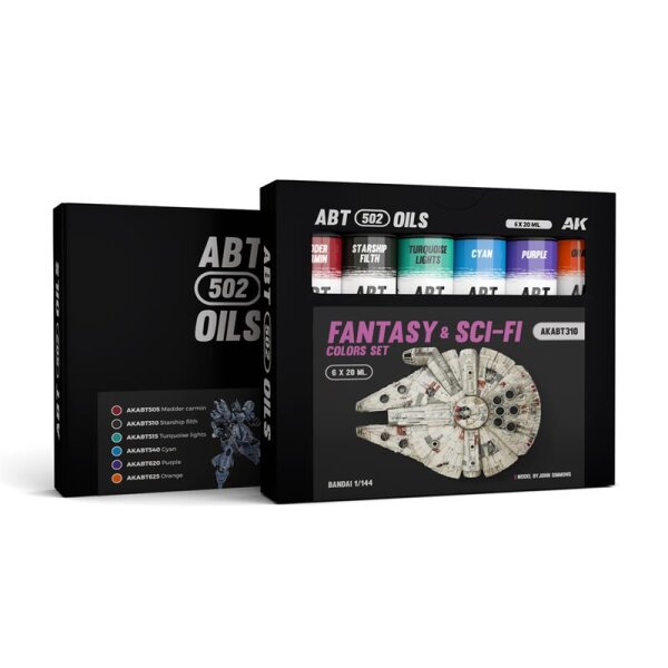 Fantasy & Sci-Fi Colors Set - ABT 502 Oils - Ölfarben