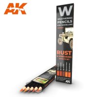 Weathering Pencils: Rust & Streaking - Effects Set