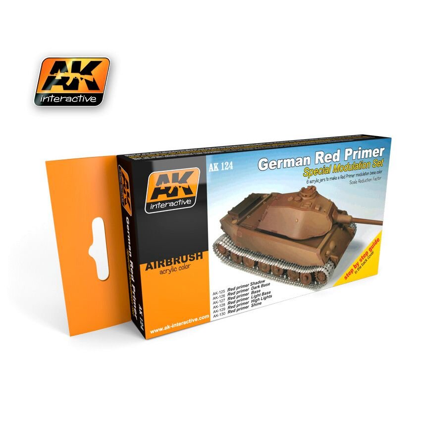 German Red Primer - Special Modulation Set - Modellbauversand Hanke, 13 ...