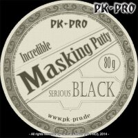 Incredible Masking Putty - Serious BLACK 80g