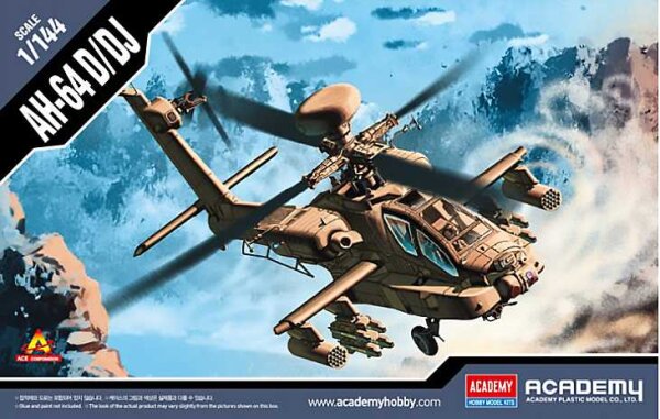 1/144 AH-64D/DJ Apache