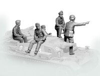 1/35 Their position is behind that forest. German StuG III Crew. WW II era