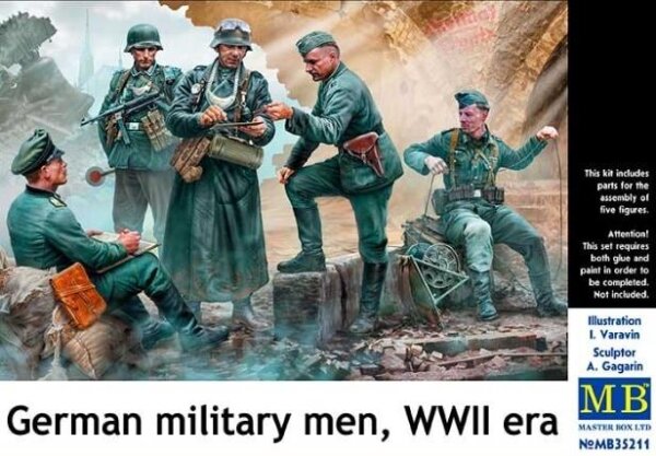 German Military Men, WWII era