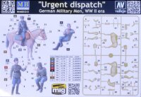 1/35 Urgent Dispatch. German Military Men, WWII era