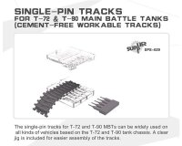 Single-Pin Tracks for T-72 & T-90 Main Battle Tank