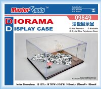 Modellbau-Vitrine mit Diorama 316 x 276 x 136 mm