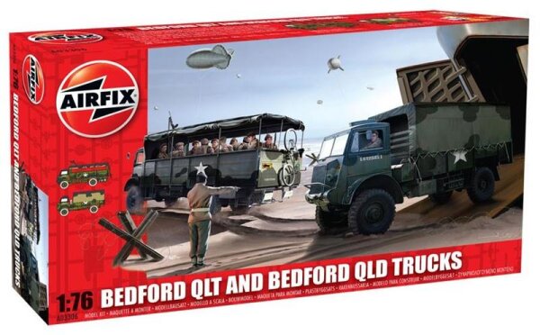 1/72 Bedford QLT + Bedford QLD Trucks