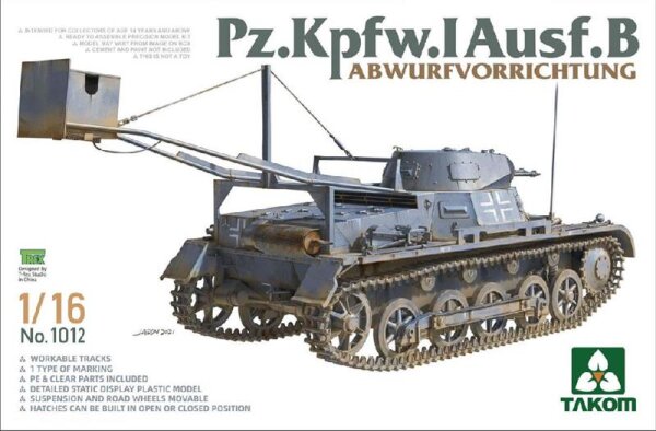 Pz.Kpfw.I Ausf.B mit Abwurfvorrichtung