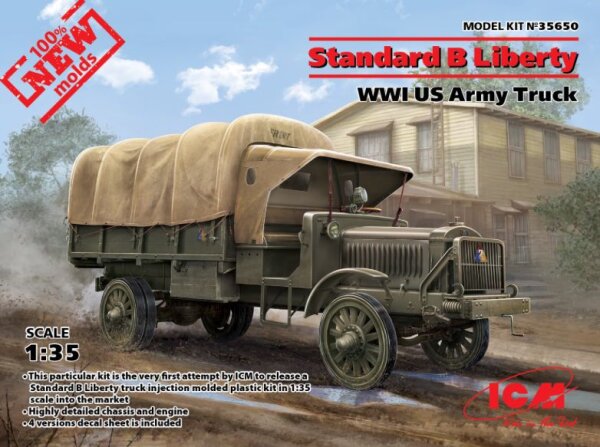 Standard B Liberty" Series 1. WWI U.S. Army Truck"