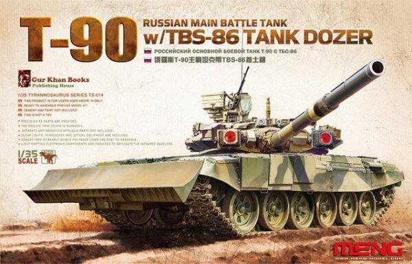 Russian T-90A with TBS-86 Tank Dozer