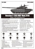 Russian T-72B3 MBT Mod. 2016