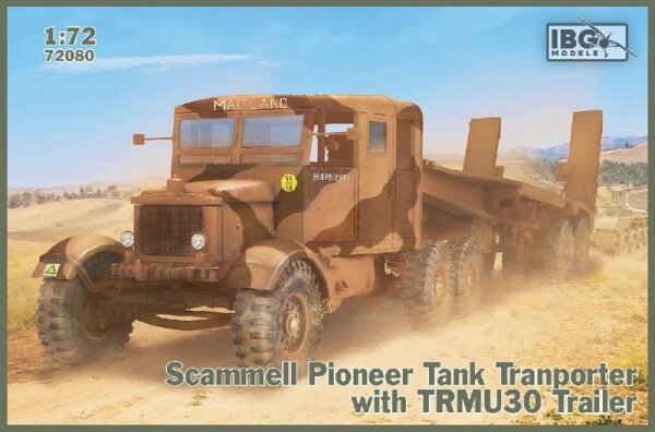 1/72 Scammell Pioneer Tank Transporter with TRMU30