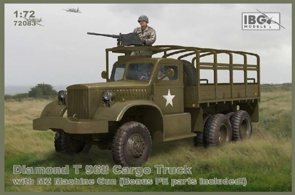 Diamond T 968 Cargo Truck with M2 Machine Gun