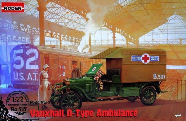 1/72 Vauxhall D-Type - Staff Ambulance