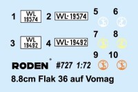 1/72 VOMAG 7 OR 660 + 88 mm FlaK 36