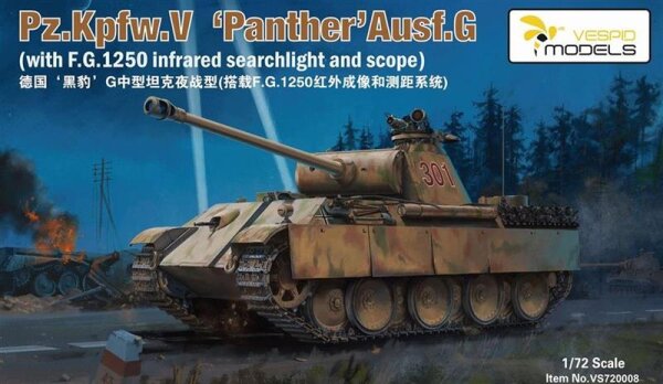 1/72 Panther Ausf. G + FG1250 Infrarot-Nachtsichtgerät