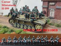1/72 WWII German Tank Riders (Camouflage Suit)