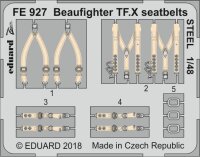 Bristol Beaufighter TF.X seatbelts STEEL