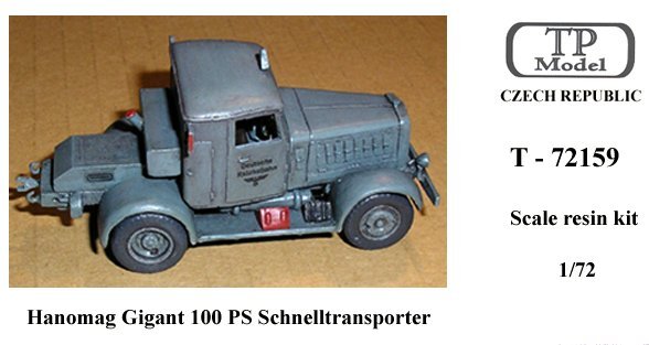 1/72 Hanomag Gigant 100 PS Schnelltransporter