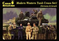 1/72 Modern Western Tank Crews Set 1 (Germany & Israel)
