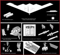 1/72 Northrop B-2A Spirit Stealth Bomber