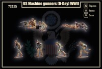 US Machine Gunners (D-Day) WWII