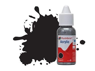 033 Black matt / Schwarz, matt 17 ml