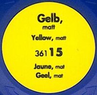 Gelb, matt (RAL 1017)