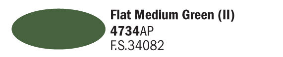 Medium Green II flat / Mittelgrün, matt, 20ml