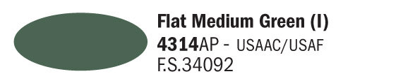 Flat Medium Green I / mittelgrün matt, 20ml