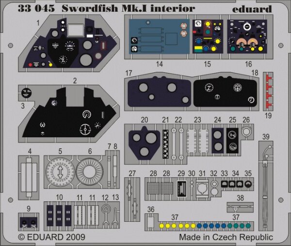 Swordfish Mk.I interior S.A. (Trumpeter)