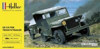 1/35 US Willys Jeep and Trailer