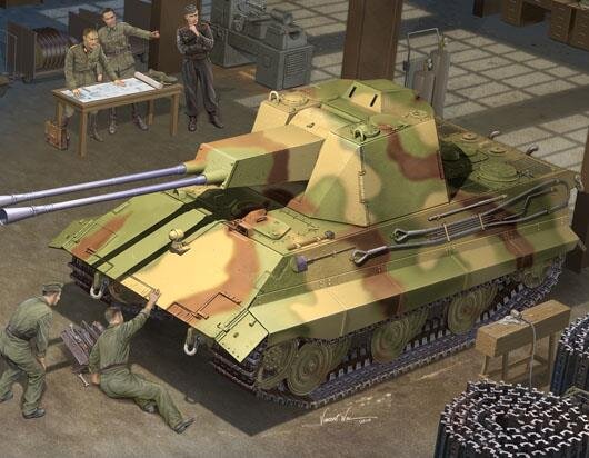 Deutscher E-50 Flakpanzer