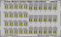 Swedish Remove Before Flight yellow/black