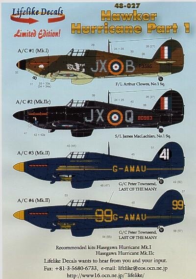 Grande Géant 1/4 Echelle Britannique Ww-Ii Hawker Hurricane Plans Et Gabarit eBa Grande Géant 1/4 Echelle Britannique Ww-Ii Hawker Hurricane Plans Et Gabarit eBa