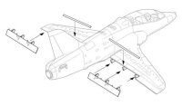 BAe Hawk T.1a Landing flaps (Revell)