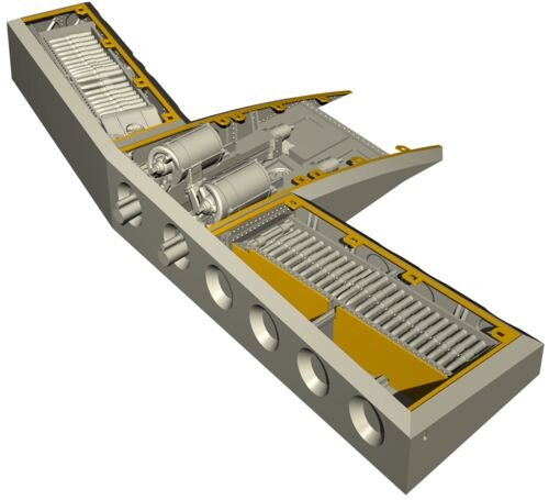 Hawker Tempest - Armament set for port side wing