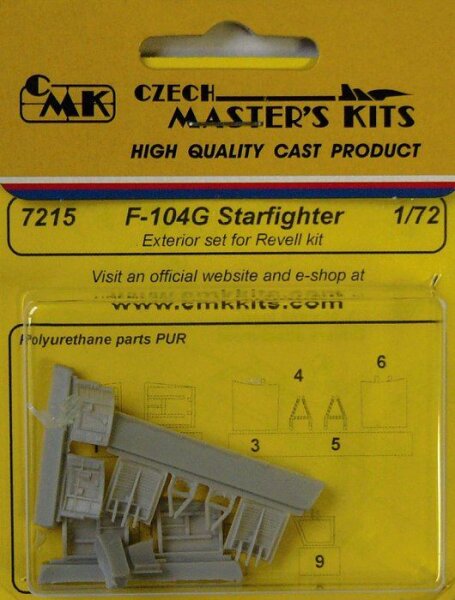 Lockheed F-104G Starfighter Exterior set