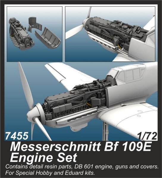 1/72 Bf-109E-3/Bf-109E-4/Bf-109E-7 Engine Set
