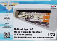 U-Boot Typ IXc: Hecktorpedoraum + Manschaftskojen