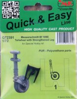 1/72 Messerschmitt Bf-109E Tailwheel w/Strengthened Leg