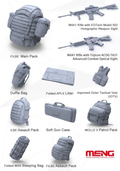 Modern US Marines Individual Load Carrying Equipm.