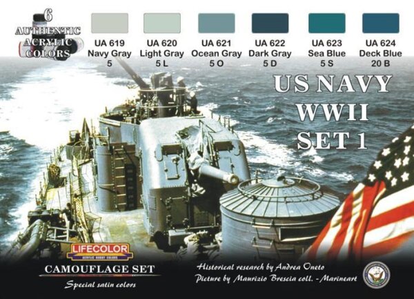 US Navy WWII Camouflage Set 1 - Pre War to 1941