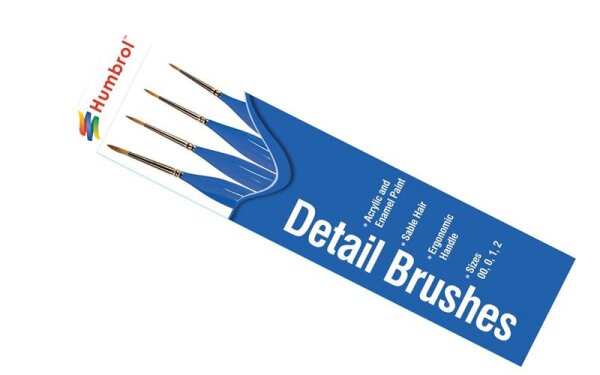 Detail Brush Pack (00, 0, 1, 2) Pinselset